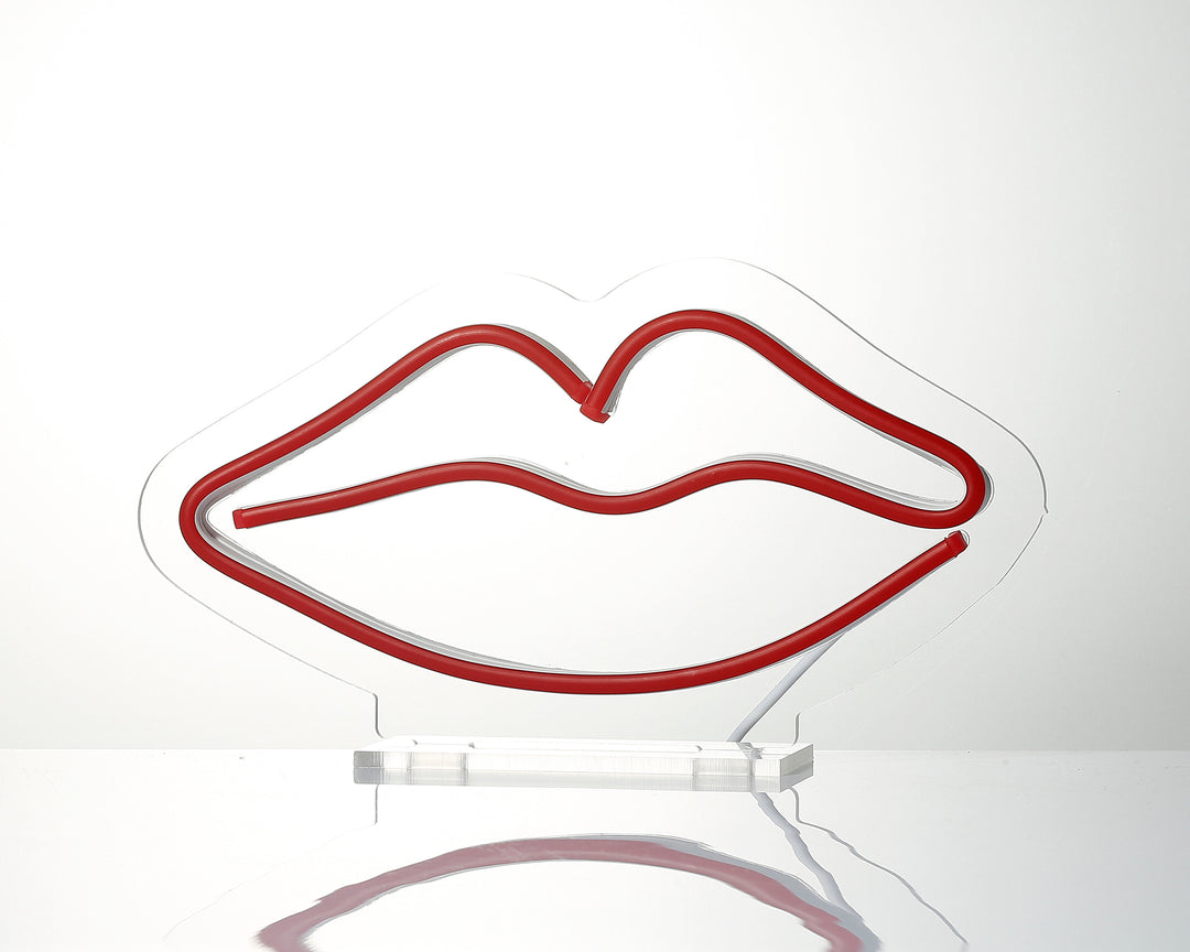 "Lips" Desk LED Neon Sign