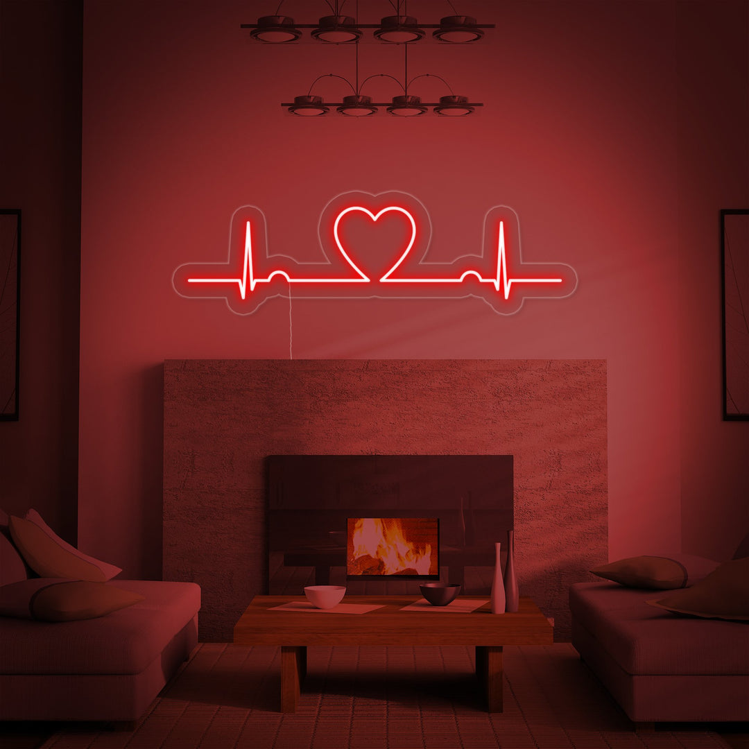 "Love Beat" Neon Sign