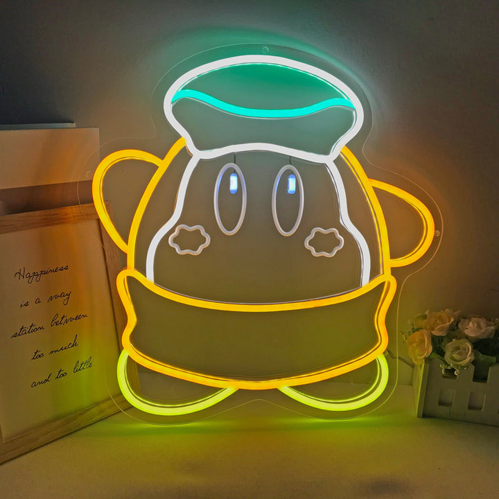 "Luma Star, Game Wall Art" Mini Neon Sign