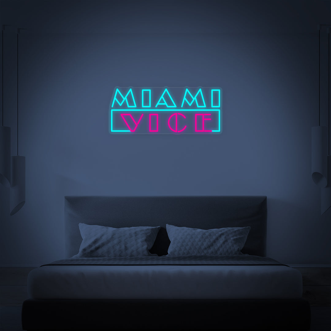 "Miami Vice" Neon Sign