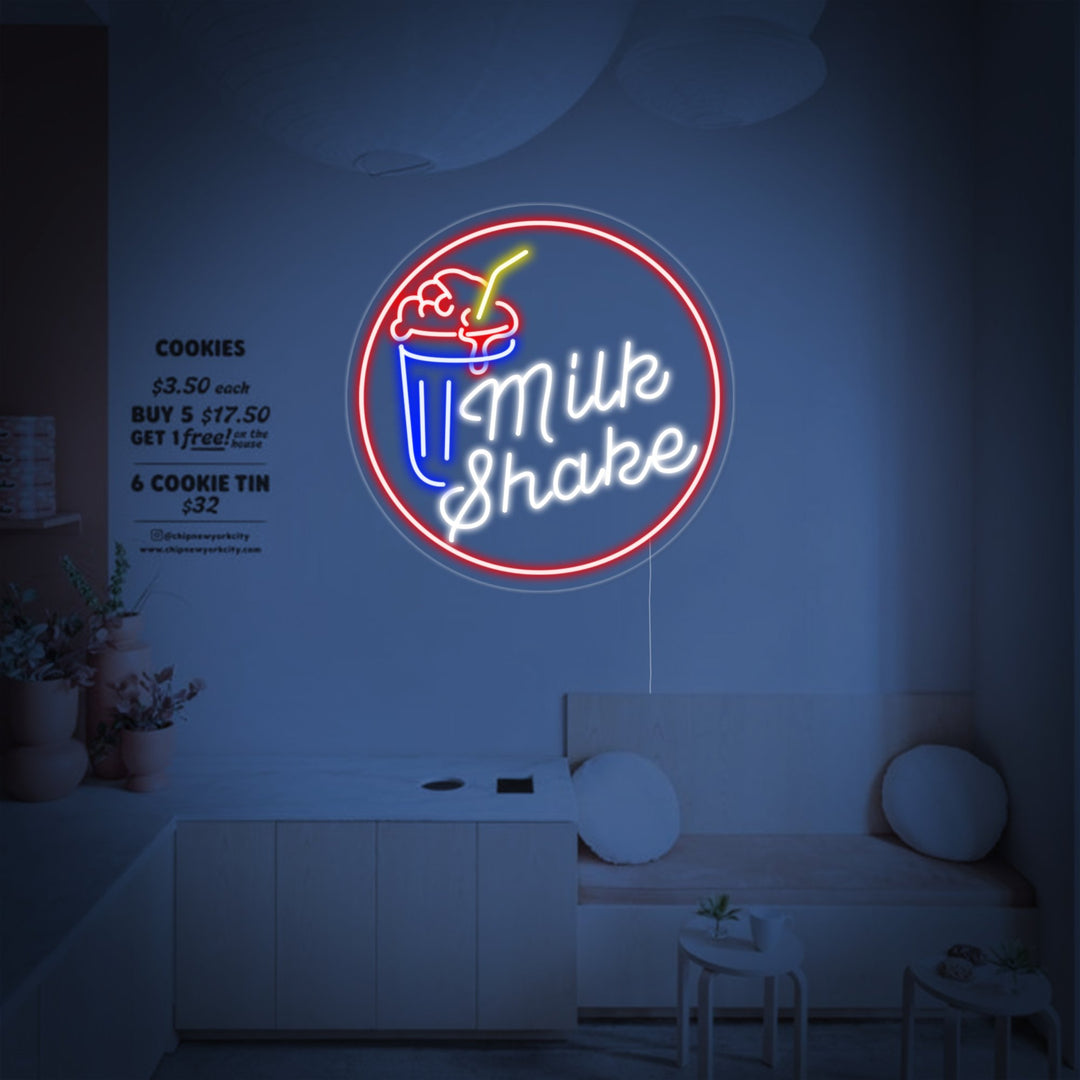 "Milk Shake" Neon Sign