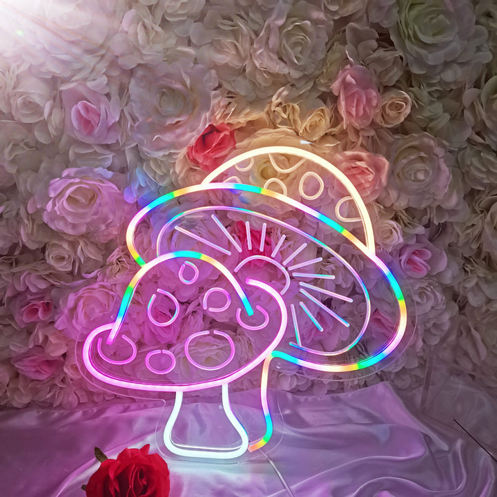 "Mushroom" USB Mini LED Neon Sign