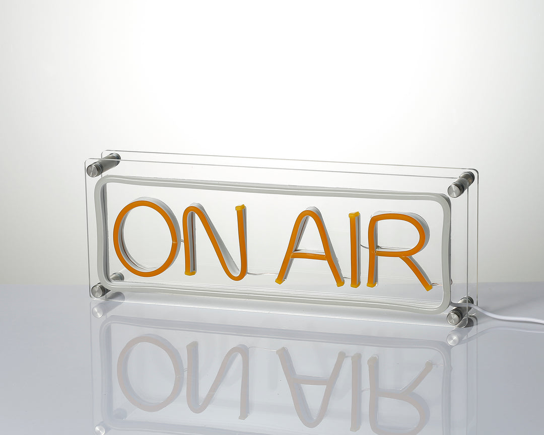 "ON AIR" Desk LED Neon Sign