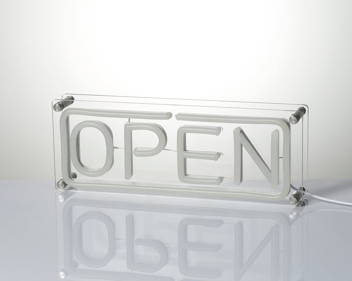 "Open" Desk LED Neon Sign