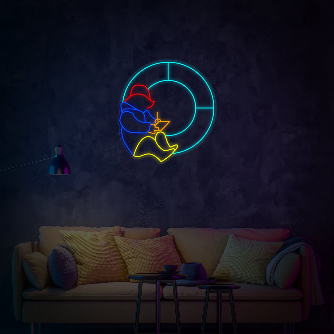 "PDT Bear" Neon Sign