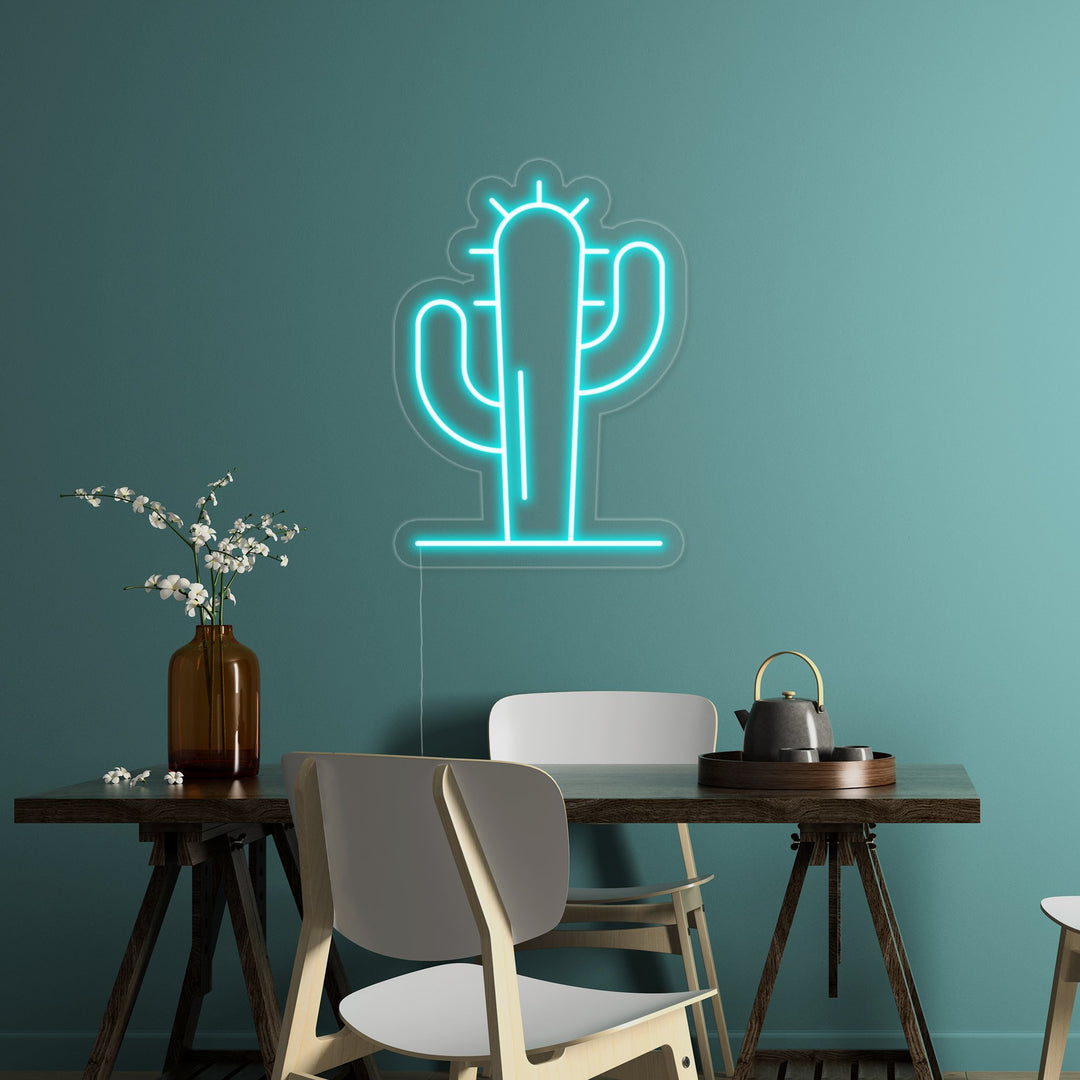 "Plant Cactus" Neon Sign