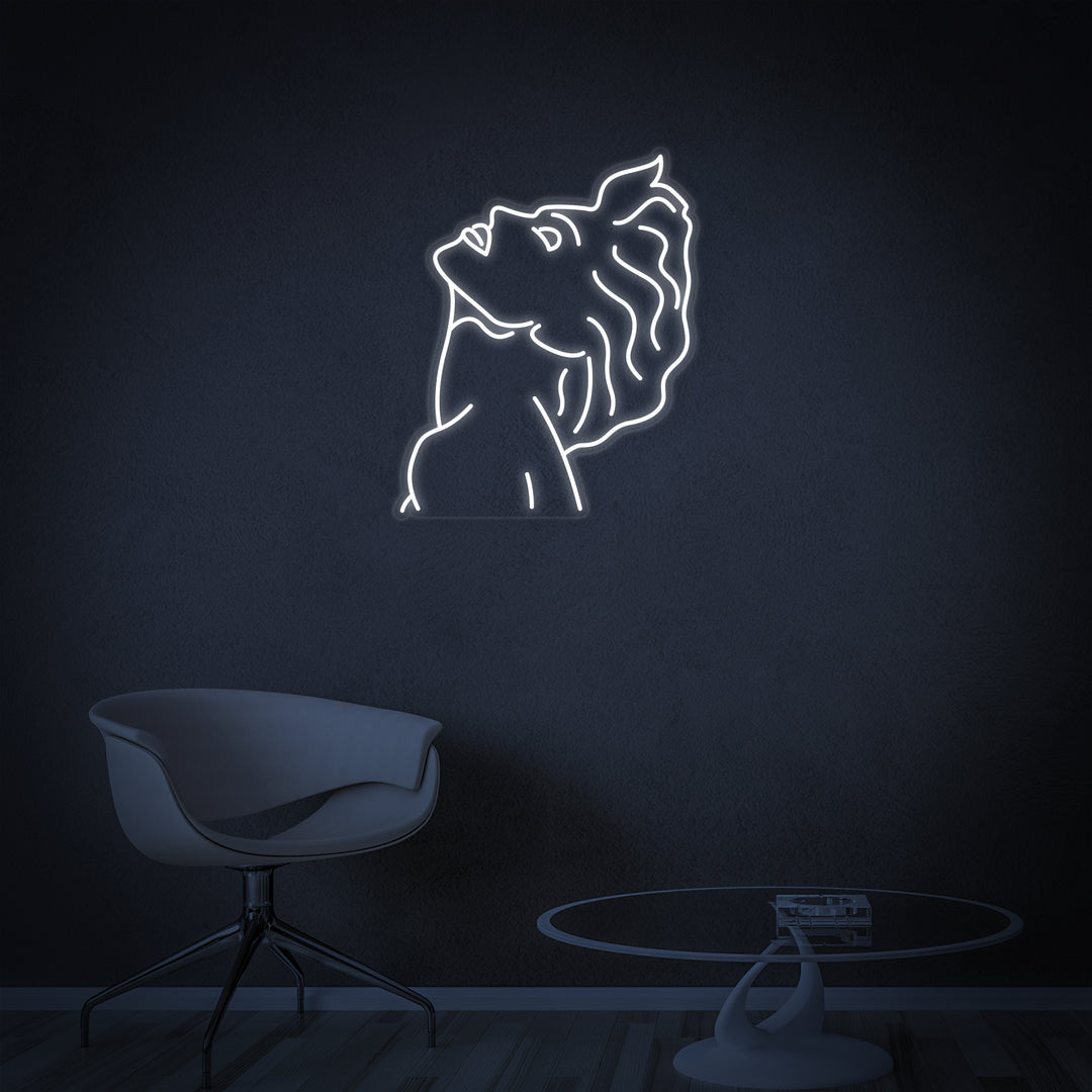 "Pop Art Singer" Neon Sign