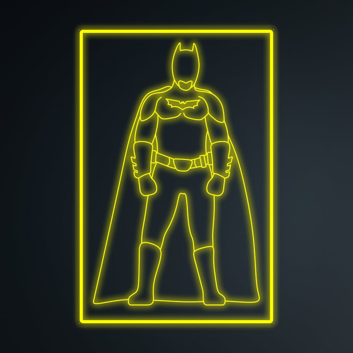 "Pop Culture Bat Solider" Mini Neon Sign