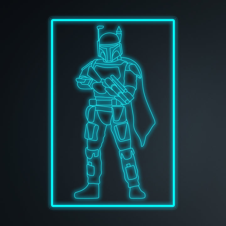 "Pop Culture Wars Solider" Mini Neon Sign
