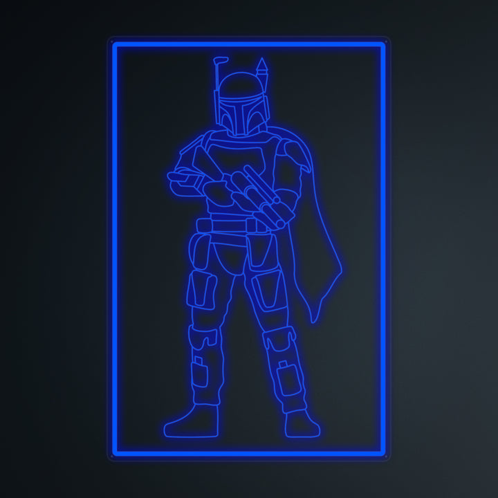 "Pop Culture Wars Solider" Mini Neon Sign