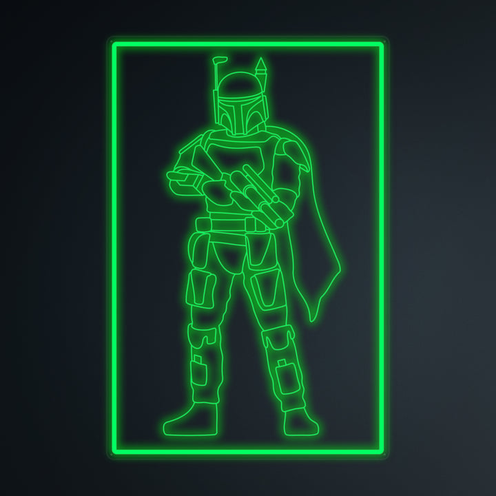 "Pop Culture Wars Solider" Mini Neon Sign
