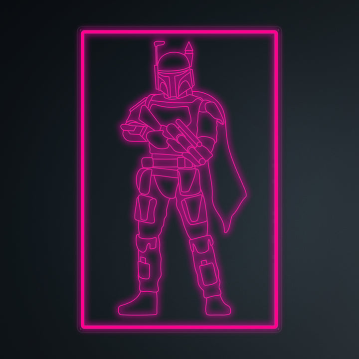 "Pop Culture Wars Solider" Mini Neon Sign