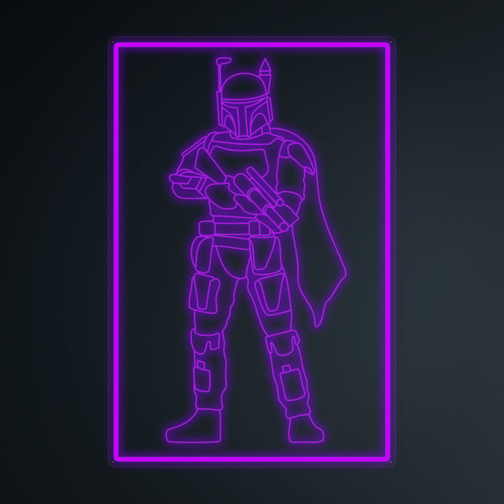 "Pop Culture Wars Solider" Mini Neon Sign