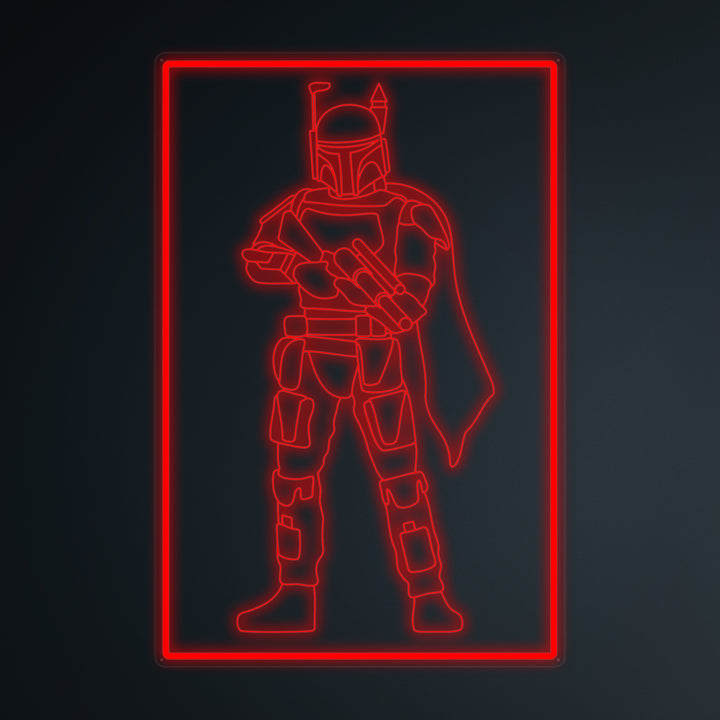 "Pop Culture Wars Solider" Mini Neon Sign