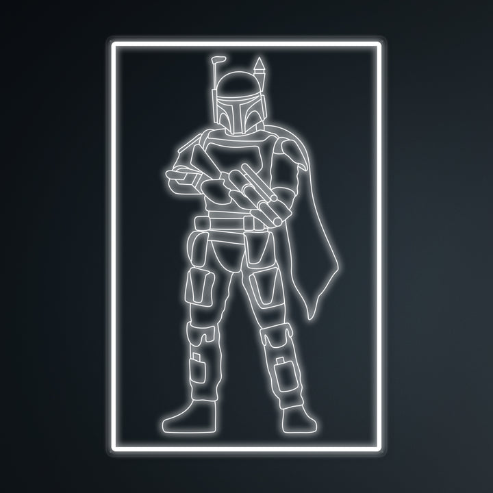 "Pop Culture Wars Solider" Mini Neon Sign