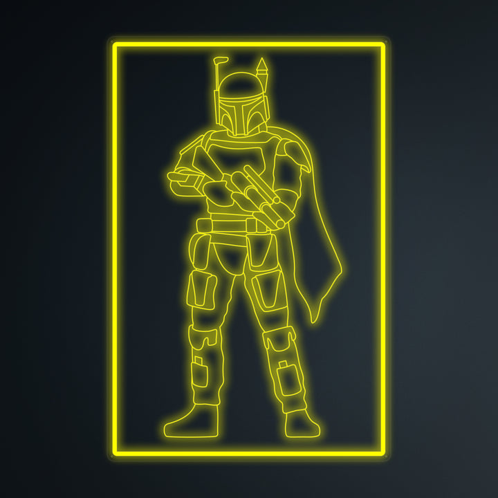 "Pop Culture Wars Solider" Mini Neon Sign