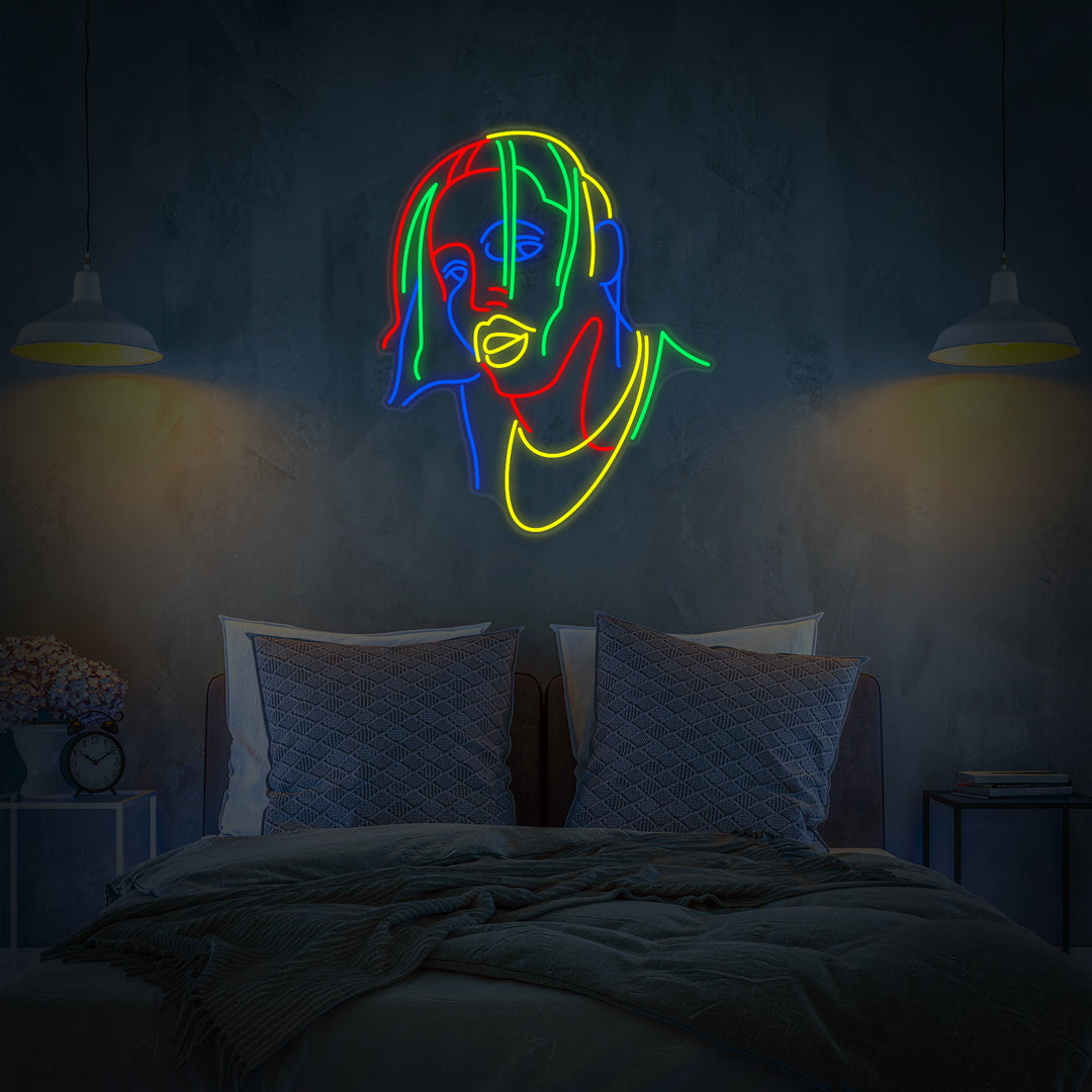 "Pop Music Rapper Singer" Neon Sign