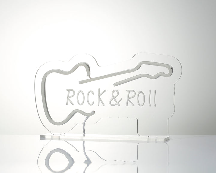 "Rock Roll" Desk LED Neon Sign