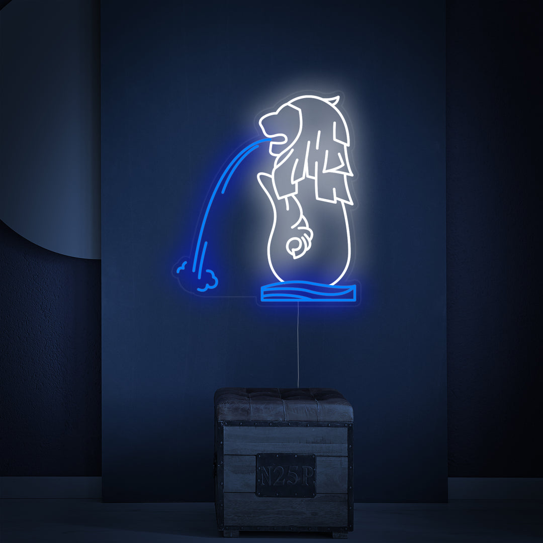 "Singapore Merlion" Neon Sign
