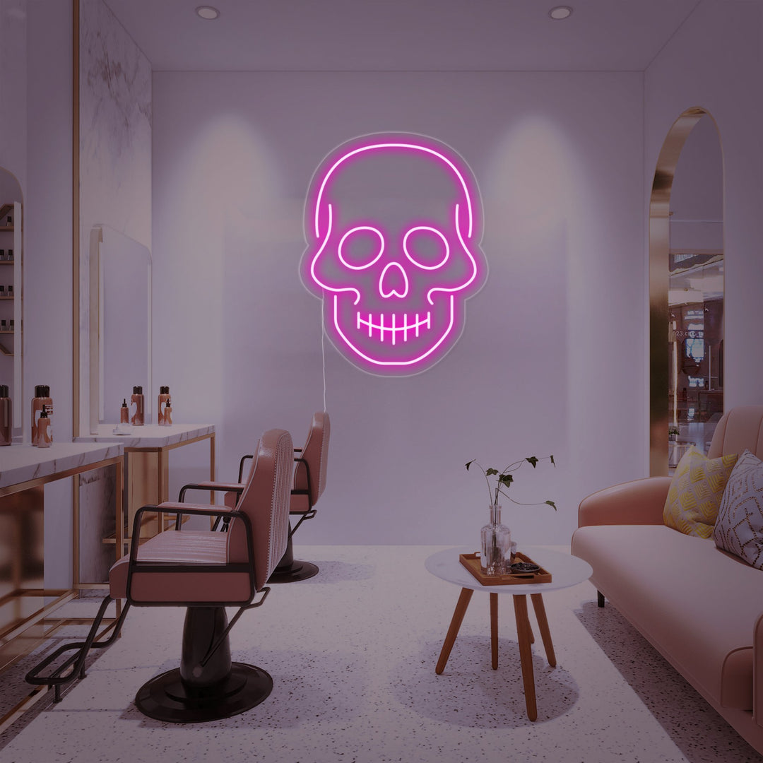"Skull" Neon Sign