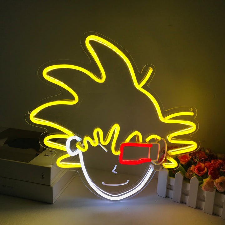 "Son Goku, Anime" Mini Neon Sign