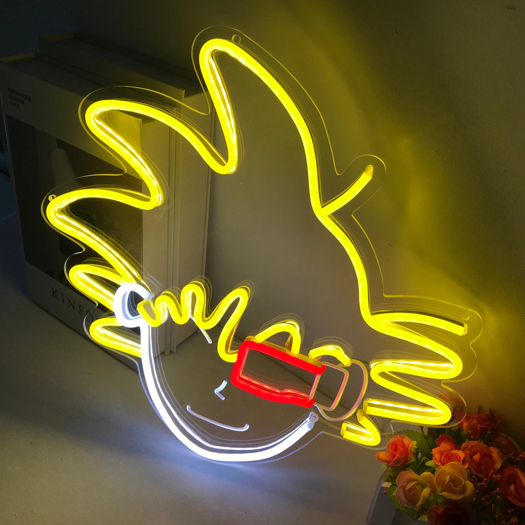 "Son Goku, Anime" Mini Neon Sign