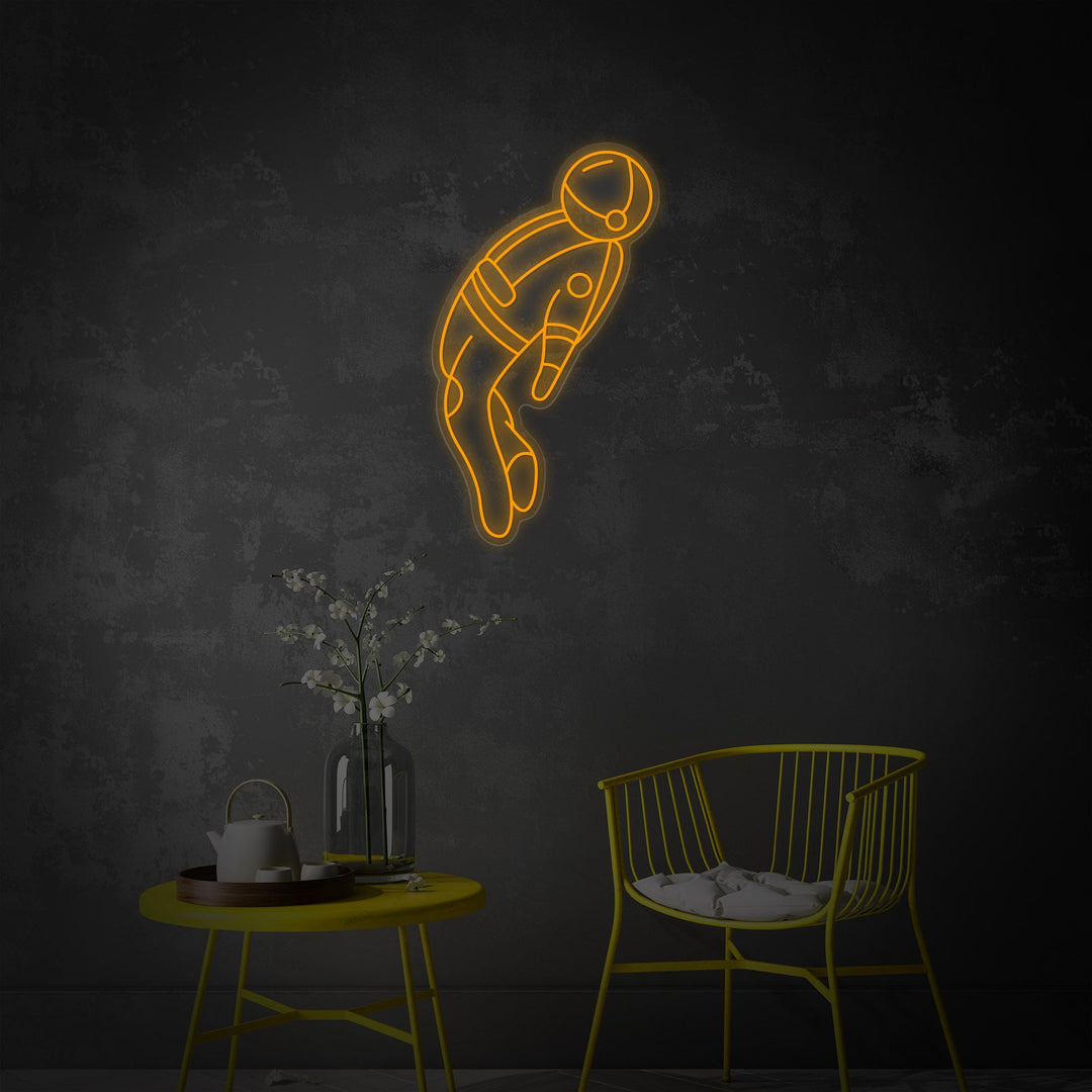 "Spaceman" Neon Sign