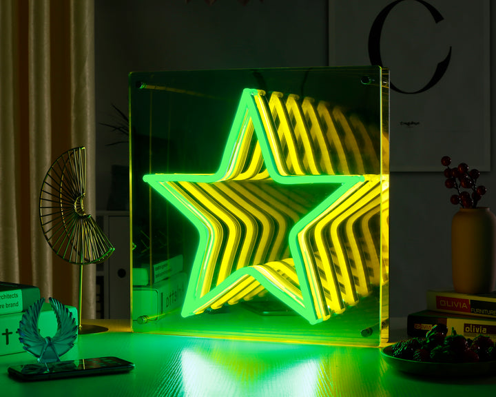 "Stars" LED Infinity Neon Sign