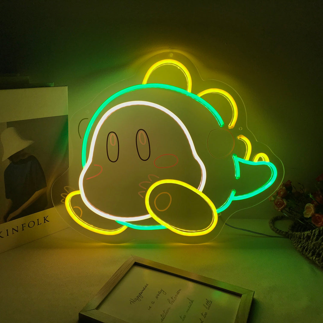 "Waddle Dee, Game Wall Art" Mini Neon Sign