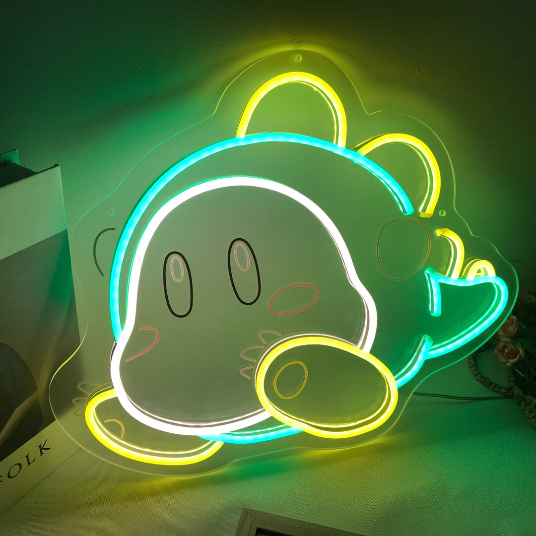 "Waddle Dee, Game Wall Art" Mini Neon Sign