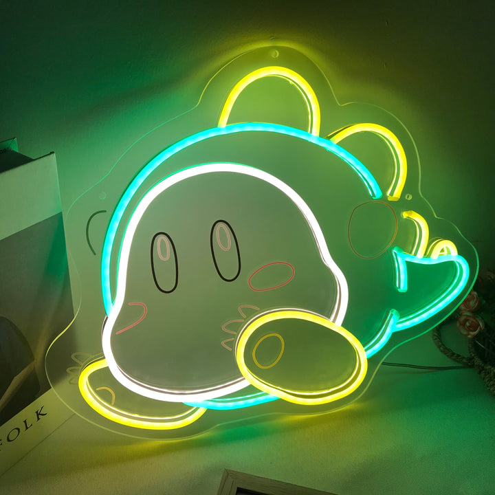 "Waddle Dee, Game Wall Art" Mini Neon Sign