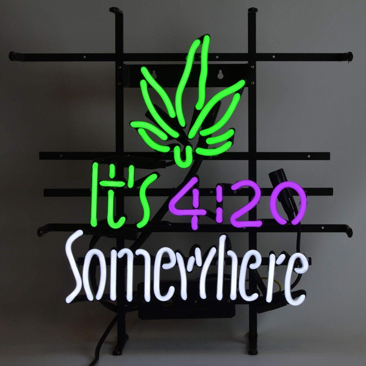 Its 420 Somewhere Neon Sign Happyneon