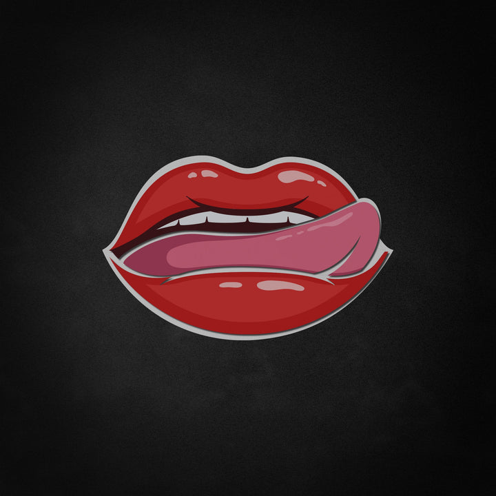 "Sexy Female Lips" Neon Like Sign