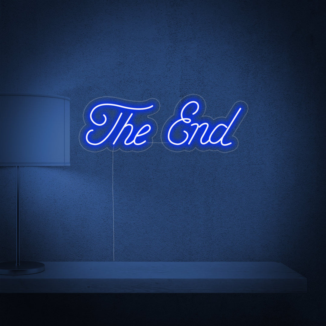 "The End" Neon Sign