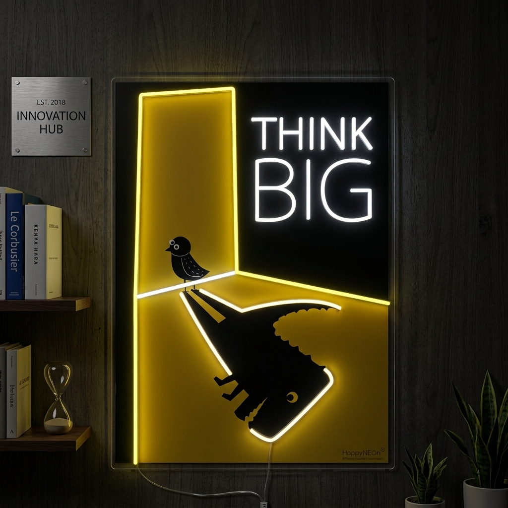 "Think Big" Neon Sign
