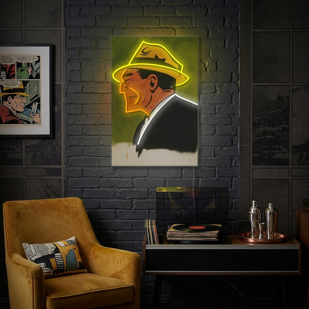 "Comic Mob Boss" Neon Sign