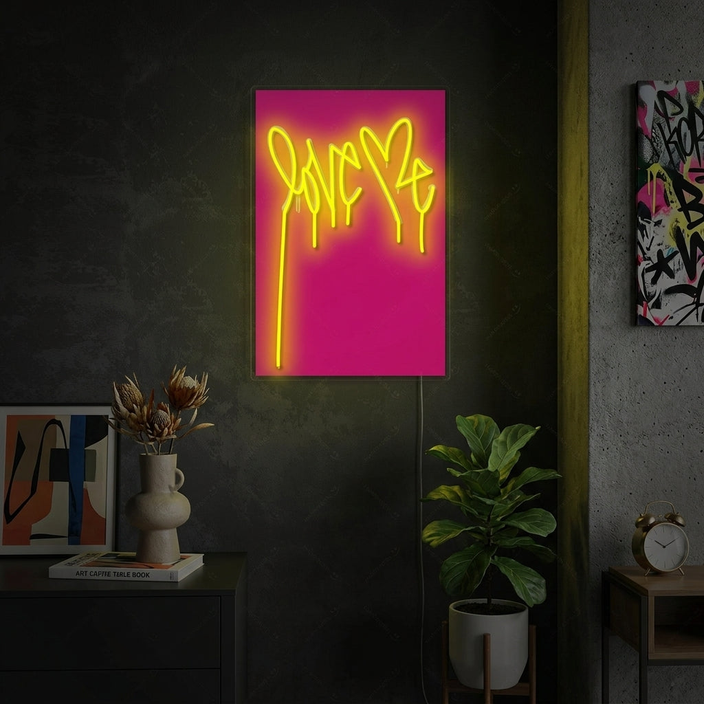 "Love Me" Neon Sign