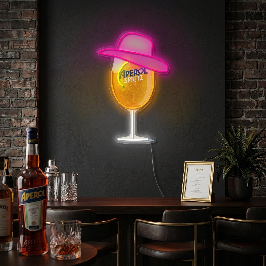 "Miss Aperol" Neon Sign