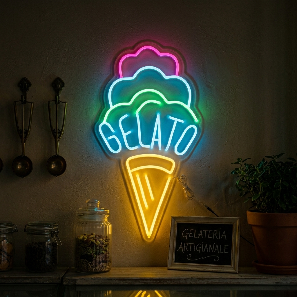 "Gelato" Neon Sign