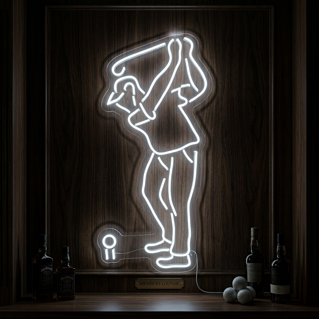 "Golf Player" Neon Sign