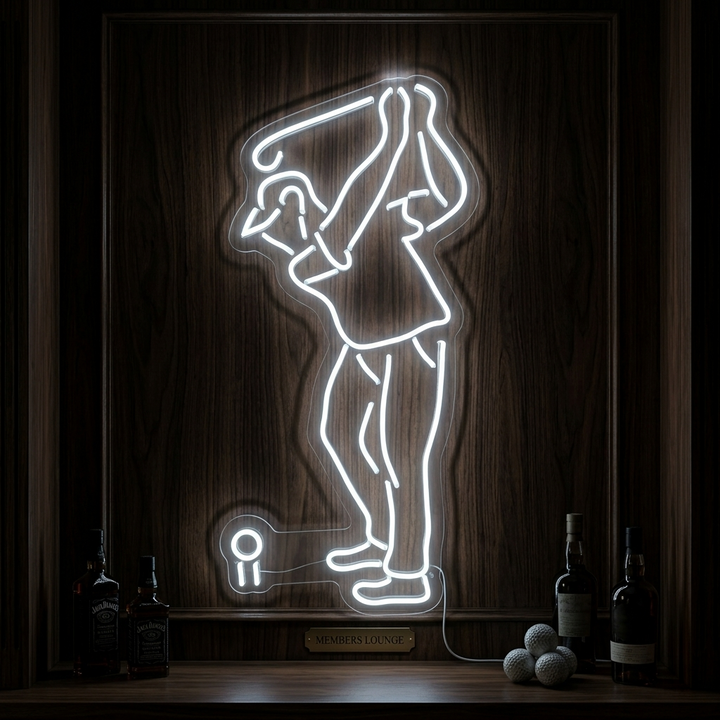 "Golf Player" Neon Sign