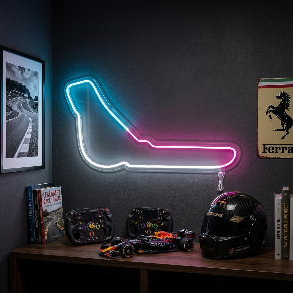"Italy Monza F1 Track" Neon Sign