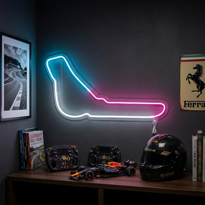 "Italy Monza F1 Track" Neon Sign
