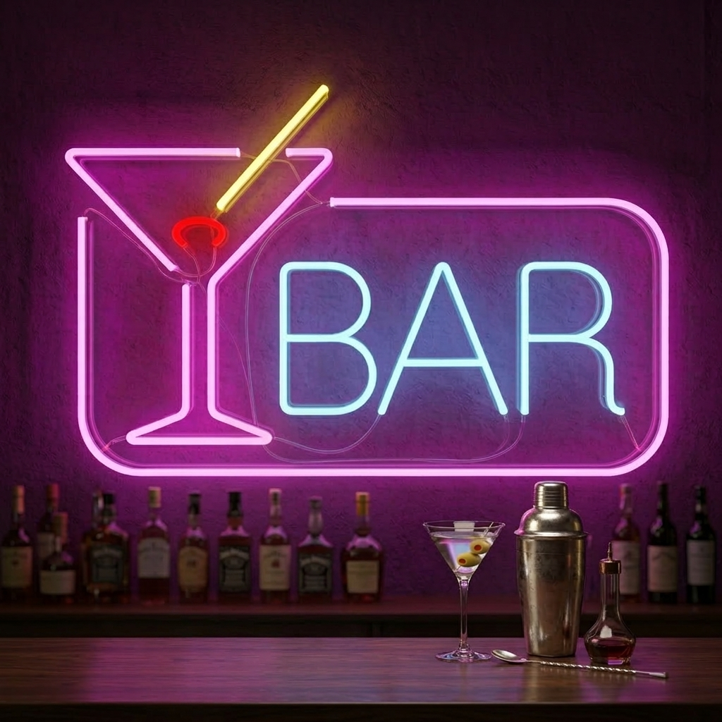 "Cocktail Bar" Neon Sign