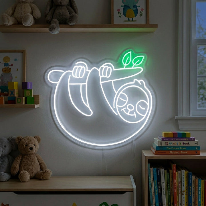"Sloth" Neon Sign