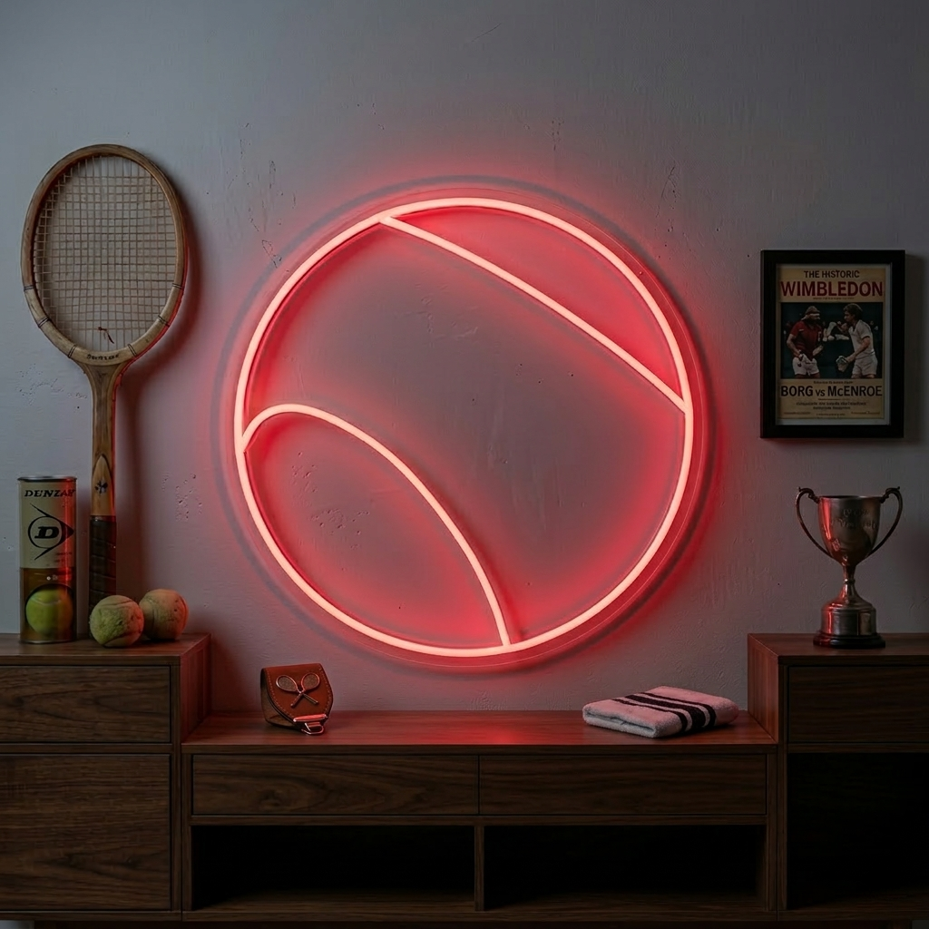 "Tennis Ball" Neon Sign