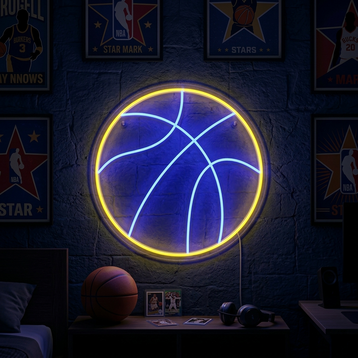 "Basketball" Neon Sign