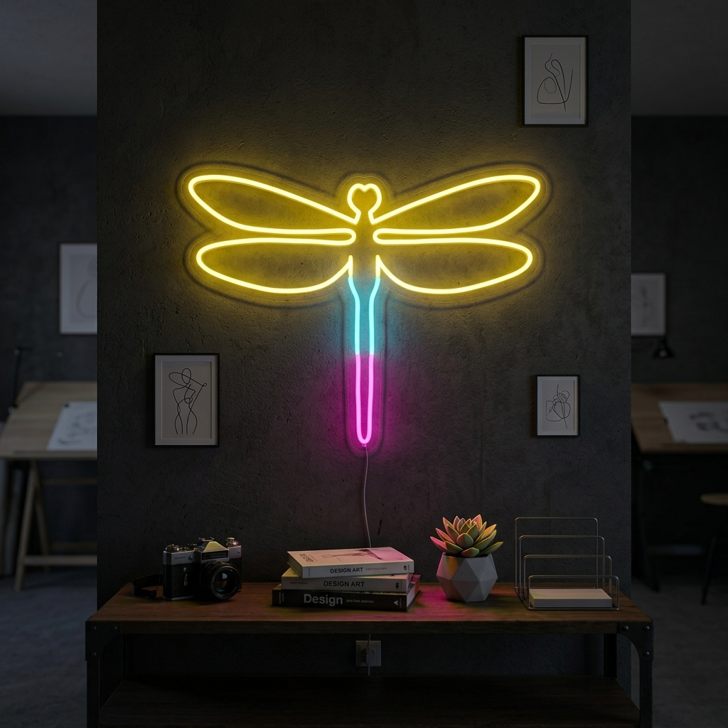 "Dragonfly" Neon Sign