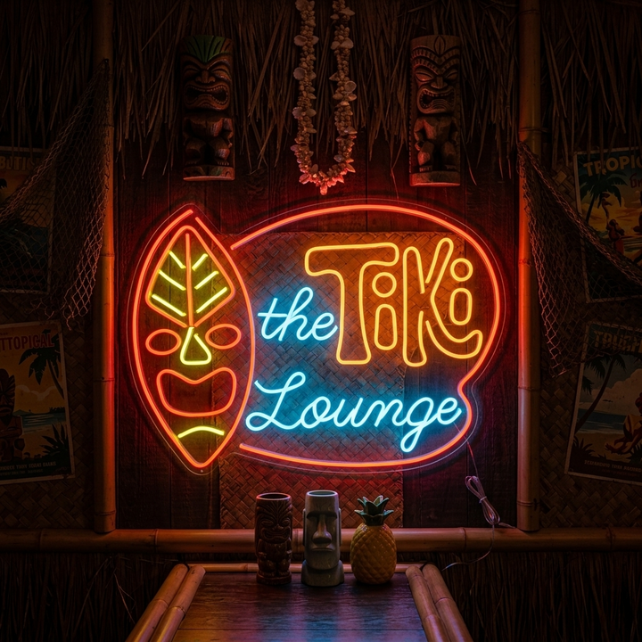 "The TIKI Lounge" Neon Sign