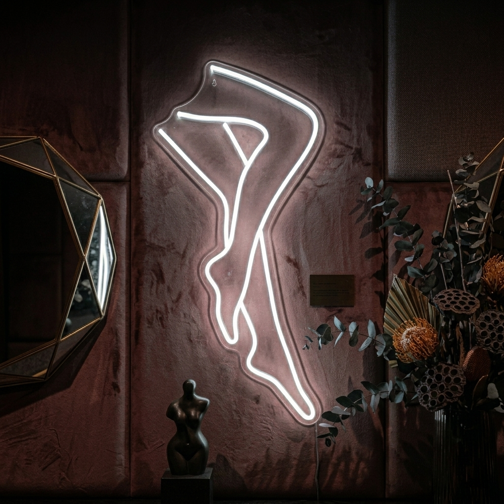 "Sexy Legs Lady" Neon Sign